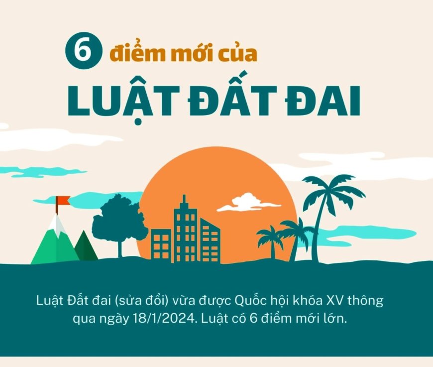 Những điểm mới của luật đất đai năm 2024 mới nhất.