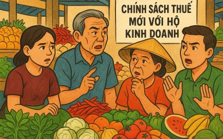 NHỮNG LƯU Ý VỀ NGHĨA VỤ THUẾ CỦA HỘ KINH DOANH THEO QUY ĐỊNH MỚI NĂM 2025