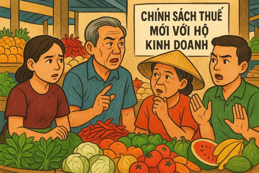 NHỮNG LƯU Ý VỀ NGHĨA VỤ THUẾ CỦA HỘ KINH DOANH THEO QUY ĐỊNH MỚI NĂM 2025