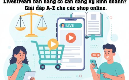 Livestream bán hàng có cần đăng ký kinh doanh? Giải đáp A-Z cho các shop online.
