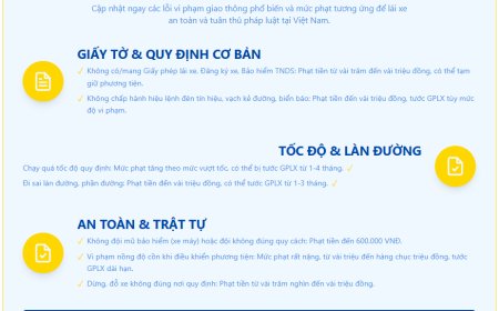 Top 7 lỗi vi phạm giao thông thường gặp và mức phạt