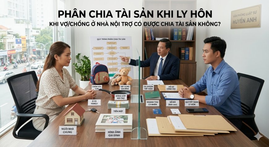 Phân Chia Tài Sản Khi Ly Hôn: Vợ/Chồng Ở Nhà Nội Trợ Có Được Chia Tài Sản Không?