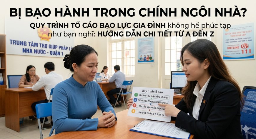 Bị bạo hành trong chính ngôi nhà? Quy trình tố cáo bạo lực gia đình không hề phức tạp như bạn nghĩ: Hướng dẫn chi tiết từ A đến Z